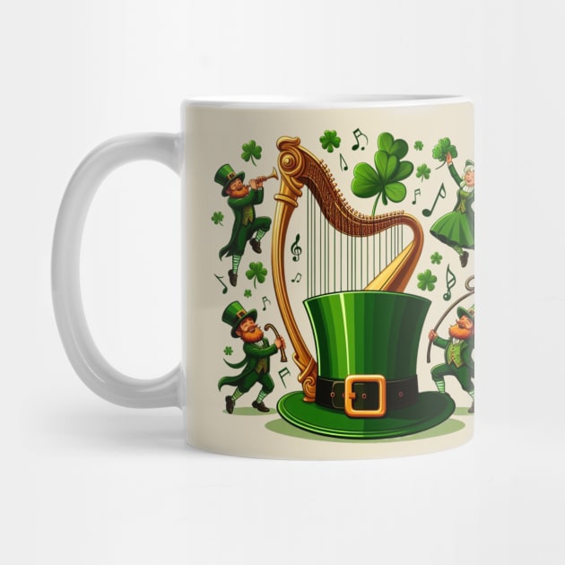 Irish Harp by BukovskyART